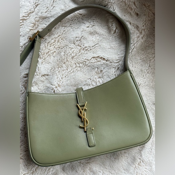 Yves Saint Laurent Green  Hobo Shoulder Bag - Picture 9 of 11